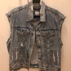 Oversized Ksubi Denim Vest